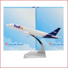 Fedex aircraft model 16cm, metal with stand