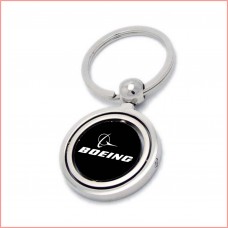 Boeing keychain, metal, rotating, double sided