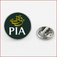 PIA Coat pin, lapel pin, high quality, Glass carbochun on top
