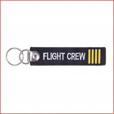 Flight Crew  tag, embroidery keychain