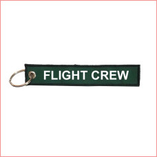Flight crew tag, printed, both sides, green colour