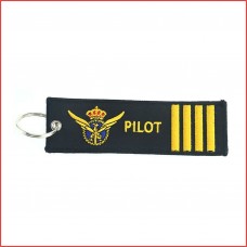 Pilot Keychain with 4 strips new style, double sided