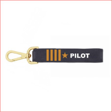 Pilot  tag with star, keychain, printed