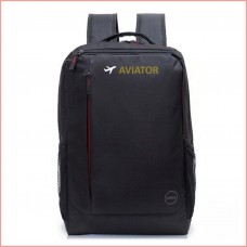 Laptop bag, aviator text, black colour