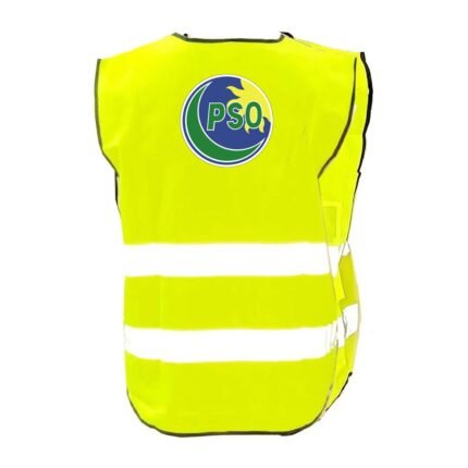PSO Reflector safety Jacket, front pockets, id card holder, zip
