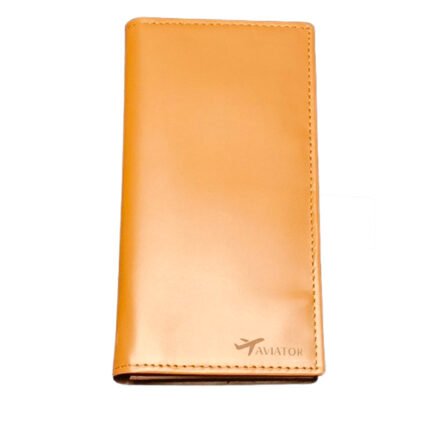Aviator pure leather long wallet, mobile phone pocket