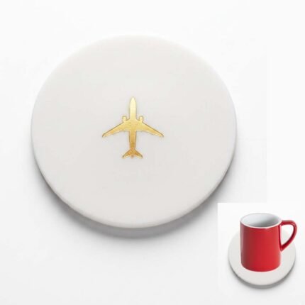 Tea coaster, airplane design, aviation theme, home /office use