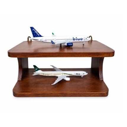 Wooden wall mounted displaay rack for 20cm models, pure sheesham wood